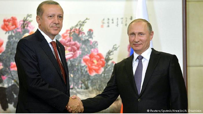  سومین دیدار پوتین و اردوغان در  دو ماه گذشته